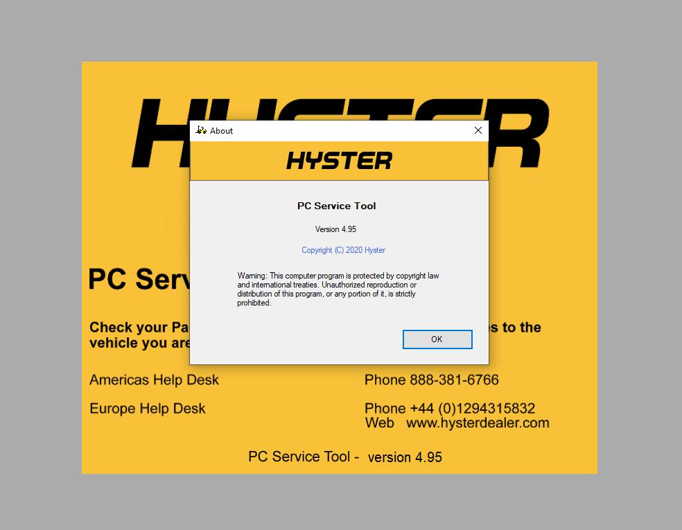Hyster & Yale PC Service Tool v4.95
